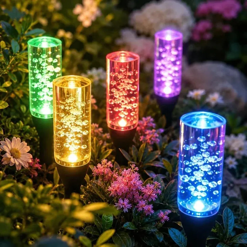 ⏰Last Day 49% OFF ✨Solar Pathway Lights Outdoor Crystal Bubble