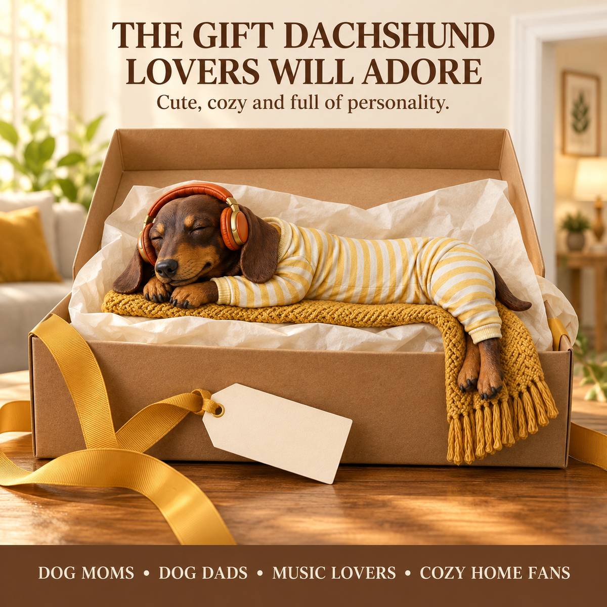 🔥 Last Day 50% OFF 🔥Sleeping Dachshund Door Topper