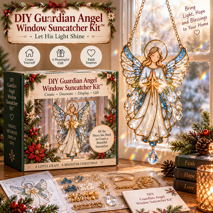 🔥 Last Day 49% OFF-👼DIY Angel Crystal Suncatcher Kit™ – Faith-Inspired Christmas Window Craft