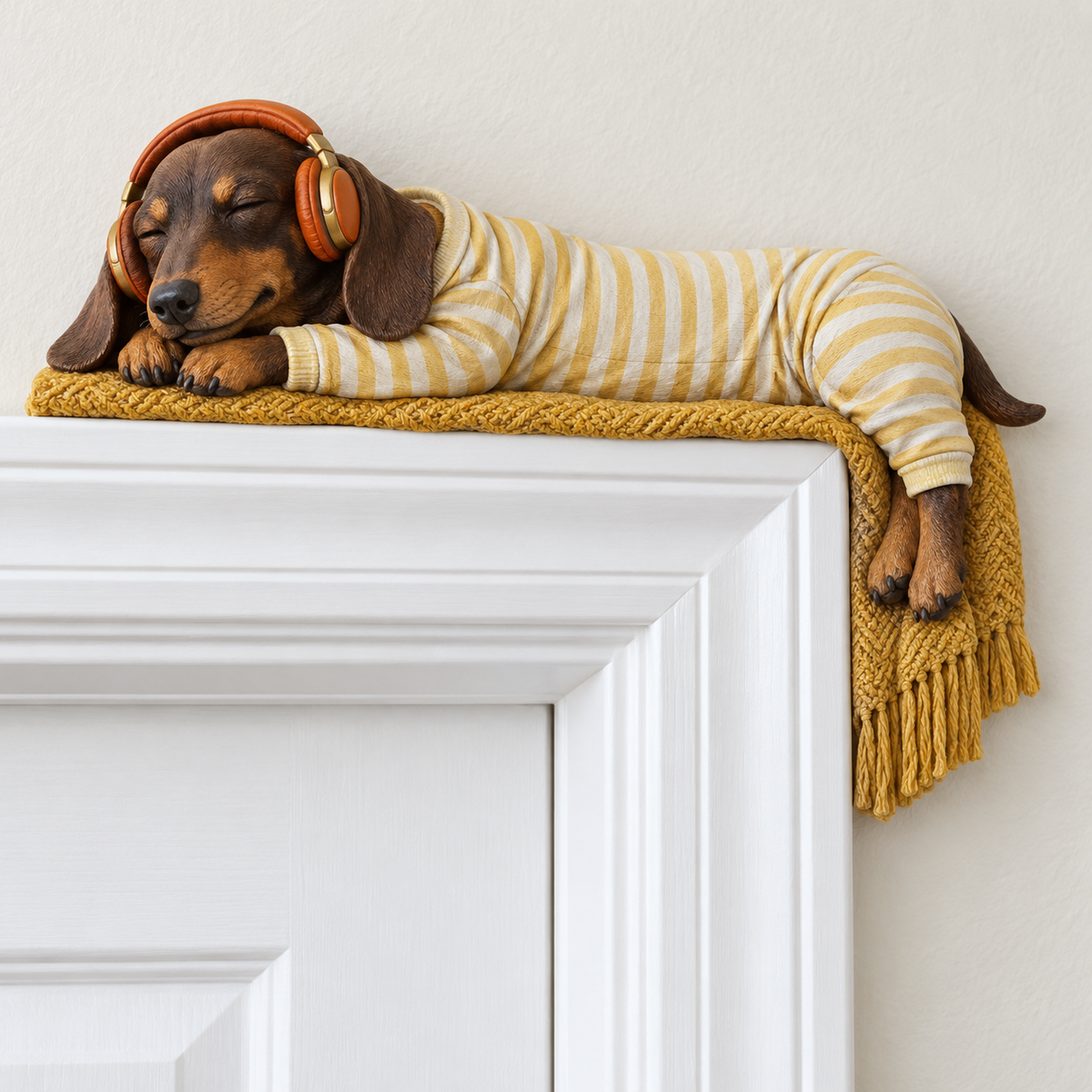 🔥 Last Day 50% OFF 🔥Sleeping Dachshund Door Topper