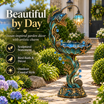 ✨ Last Day 49% OFF🌊 Abyss Glow Garden Fountain™ – Lighted Ocean-Inspired Outdoor Decor