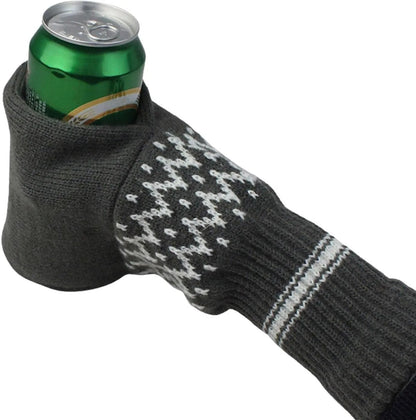 🎁Beer Mitten Gloves – Insulated Knit Drink Holder, 2PCS Set
