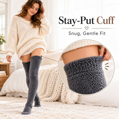 🧦 Cozy Ultra-Long Plush Thigh-High Socks – Say Goodbye to Cold Feet All Winter Long! ❄️
