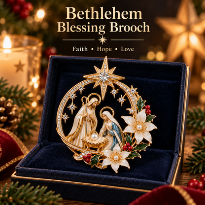 Bethlehem Star Blessing Brooch™ – Nativity Christmas Faith Gift