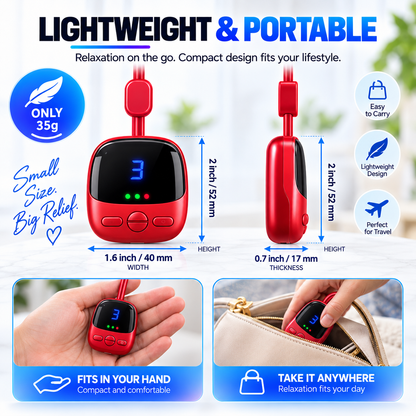 🔥Portable Neck Massager with Heat – Lightweight Comfort Anytime, Anywhere