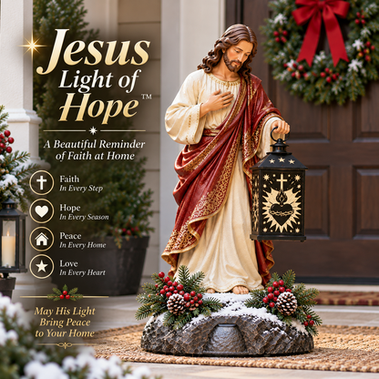 ✝️49% OFFJesus Guiding Light Collection™ – Lighted Christian Christmas Lantern Decor