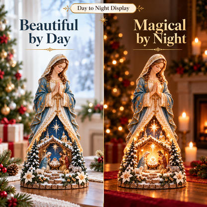 🙏✨ Last Day 49% OFF✨ Mary & Jesus Light of Faith Collection™ – Lighted Nativity Christmas Decor