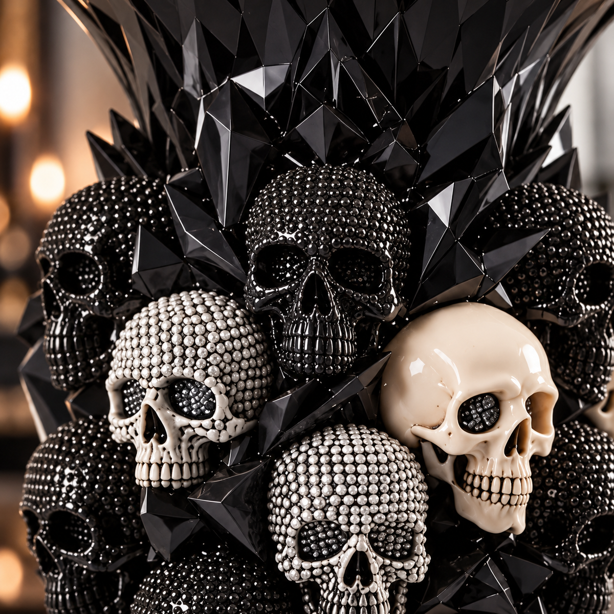 🖤 A Statement Piece Even Without Flowers—Discover the Skull & Raven Vase Collection