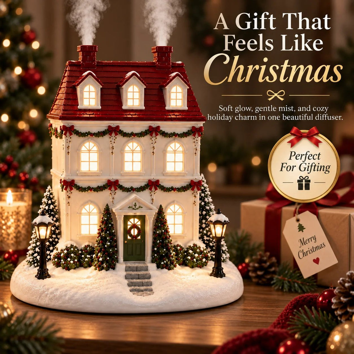 🎄Hot Sale 50%Off🔥 Christmas House Aroma Diffuser