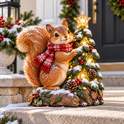 🎄 Last Day 49% Christmas Woodland Friends™ – Lighted Holiday Step Decor | 4 Festive Designs ✨
