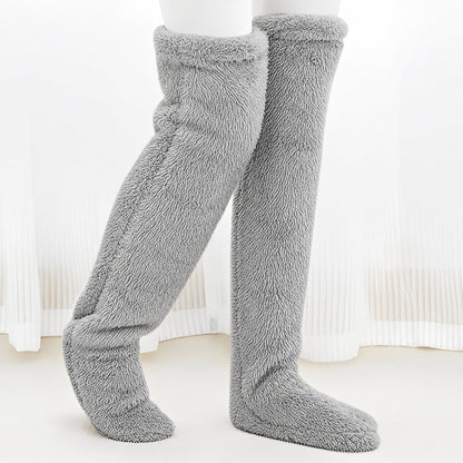 🧦 Cozy Ultra-Long Plush Thigh-High Socks – Say Goodbye to Cold Feet All Winter Long! ❄️