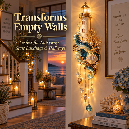 🗼🌊Last Day 49% Lighthouse Tide Wall Light™ – Lighted Coastal Wall Decor