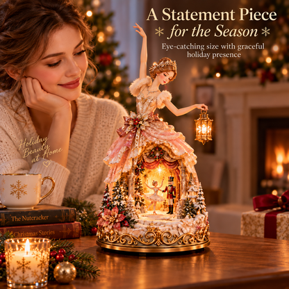 🔥LAST DAY 49% OFF 🩰 Winter Ballerina Story Lamp™ – Lighted Nutcracker Christmas Tabletop Decor ✨