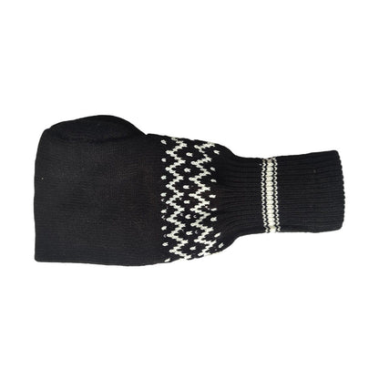 Winter Knit Beer Bottle Gloves｜Striped Drink Cooler Sleeve