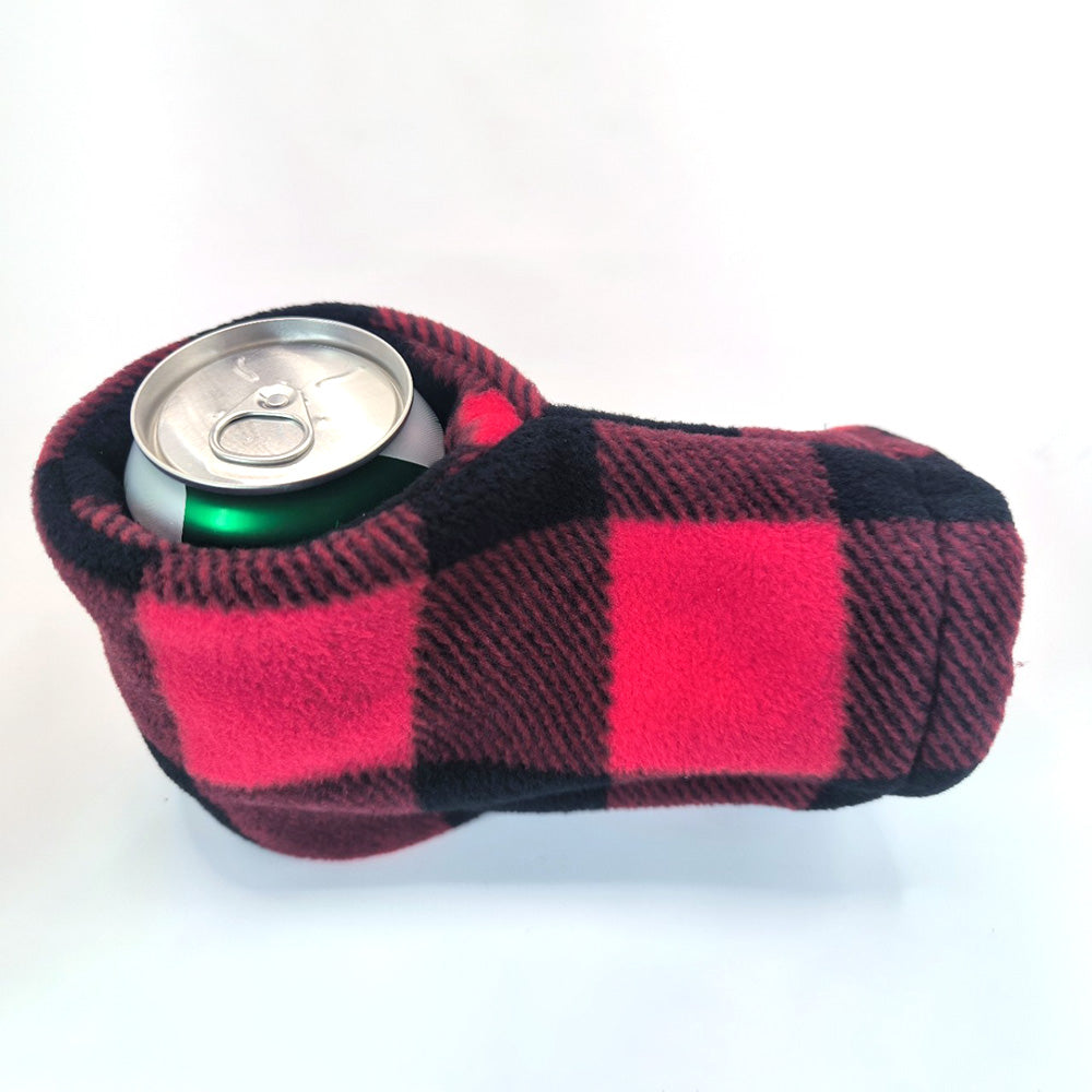 Winter Knit Beer Bottle Gloves｜Striped Drink Cooler Sleeve