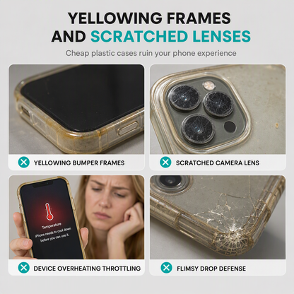 📱 50% OFF! 🧊 Ice-Cooling Glass Phone Case – Built-In Camera Protection & Shockproof Design ✨