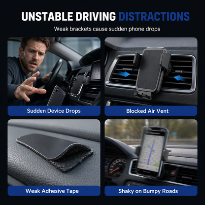 ⏳Limited-time 50% off💥Strong Magnetic Car Phone Holder Adhesive Dashboard Navigation Mount