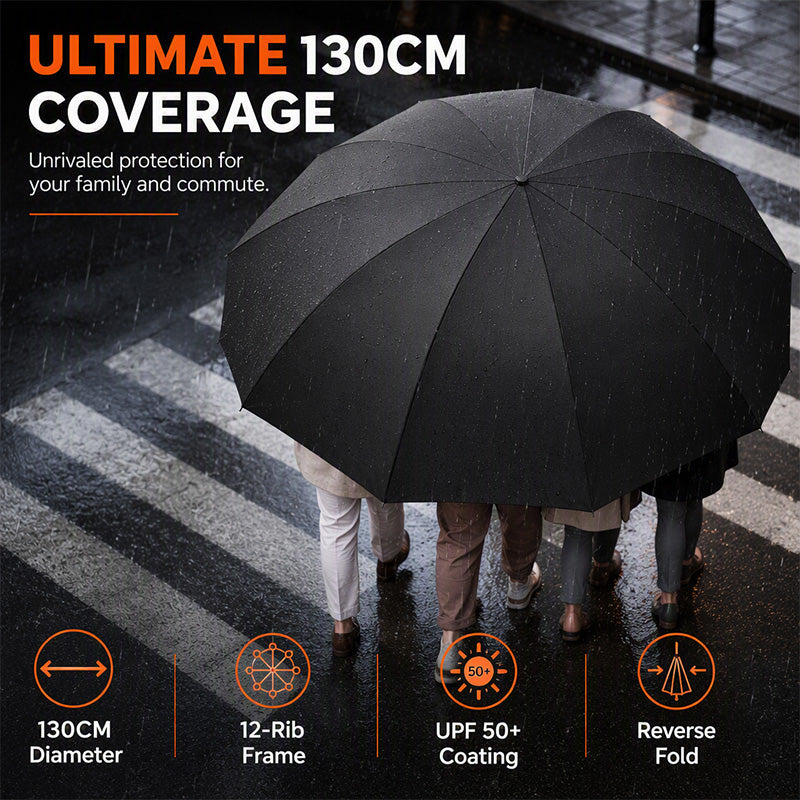 Extra Large Windproof Folding Umbrella