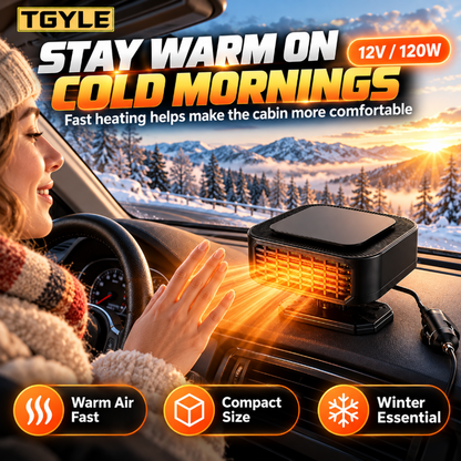 ⏳ Last Day 49% OFF ✨Portable Car Heater Defroster with 360-Degree Rotating Base