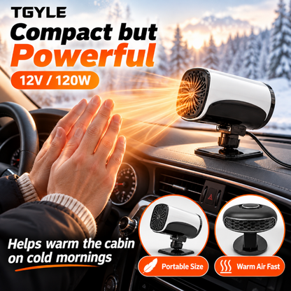 ⏳ Last Day 49% OFF ✨Portable Car Heater Defroster with 360-Degree Rotating Base