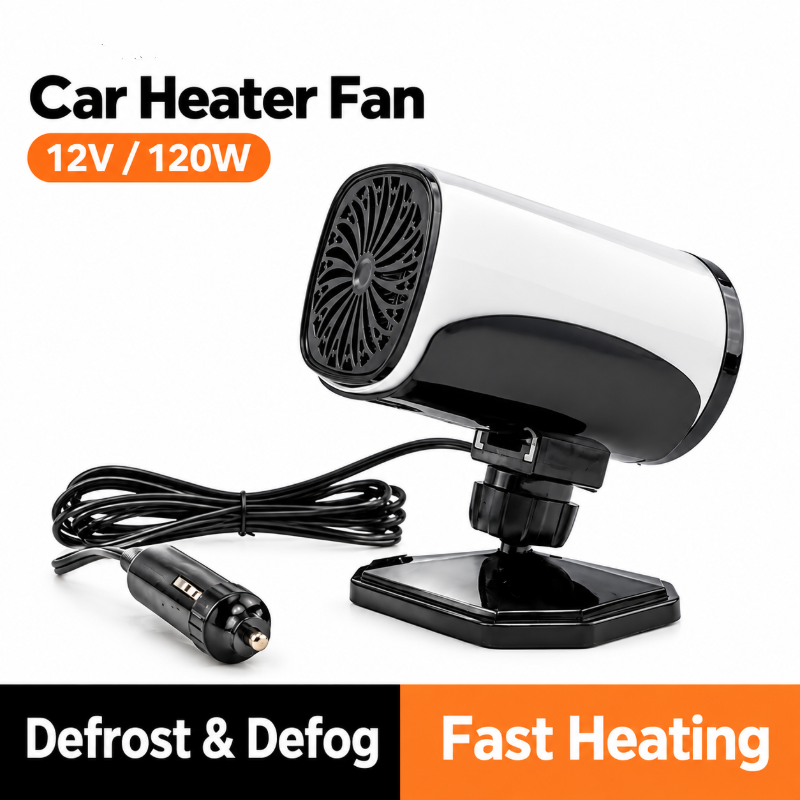 ⏳ Last Day 49% OFF ✨Portable Car Heater Defroster with 360-Degree Rotating Base