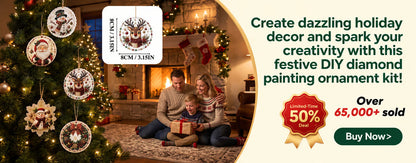Christmas DIY Diamond Painting Ornaments