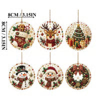 Christmas DIY Diamond Painting Ornaments