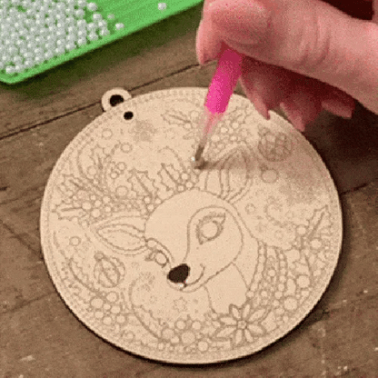 Christmas DIY Diamond Painting Ornaments