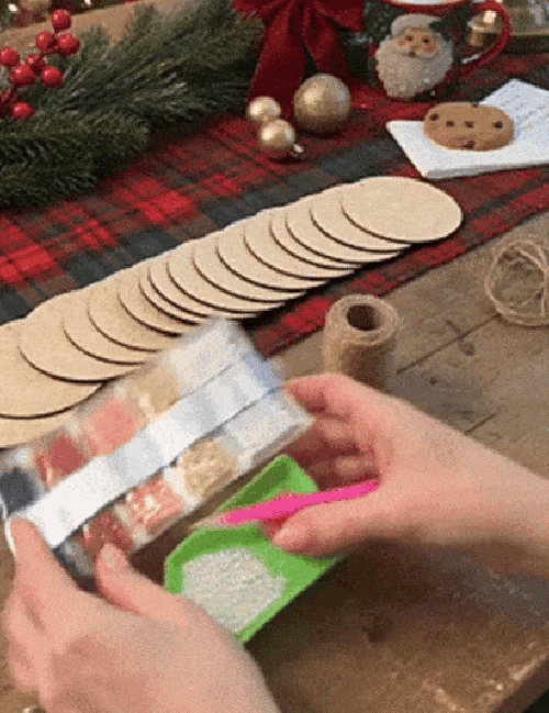 Christmas DIY Diamond Painting Ornaments