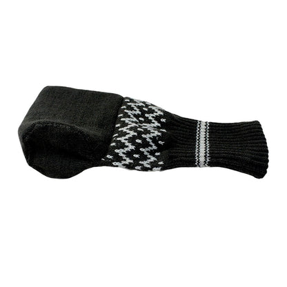 Winter Knit Beer Bottle Gloves｜Striped Drink Cooler Sleeve